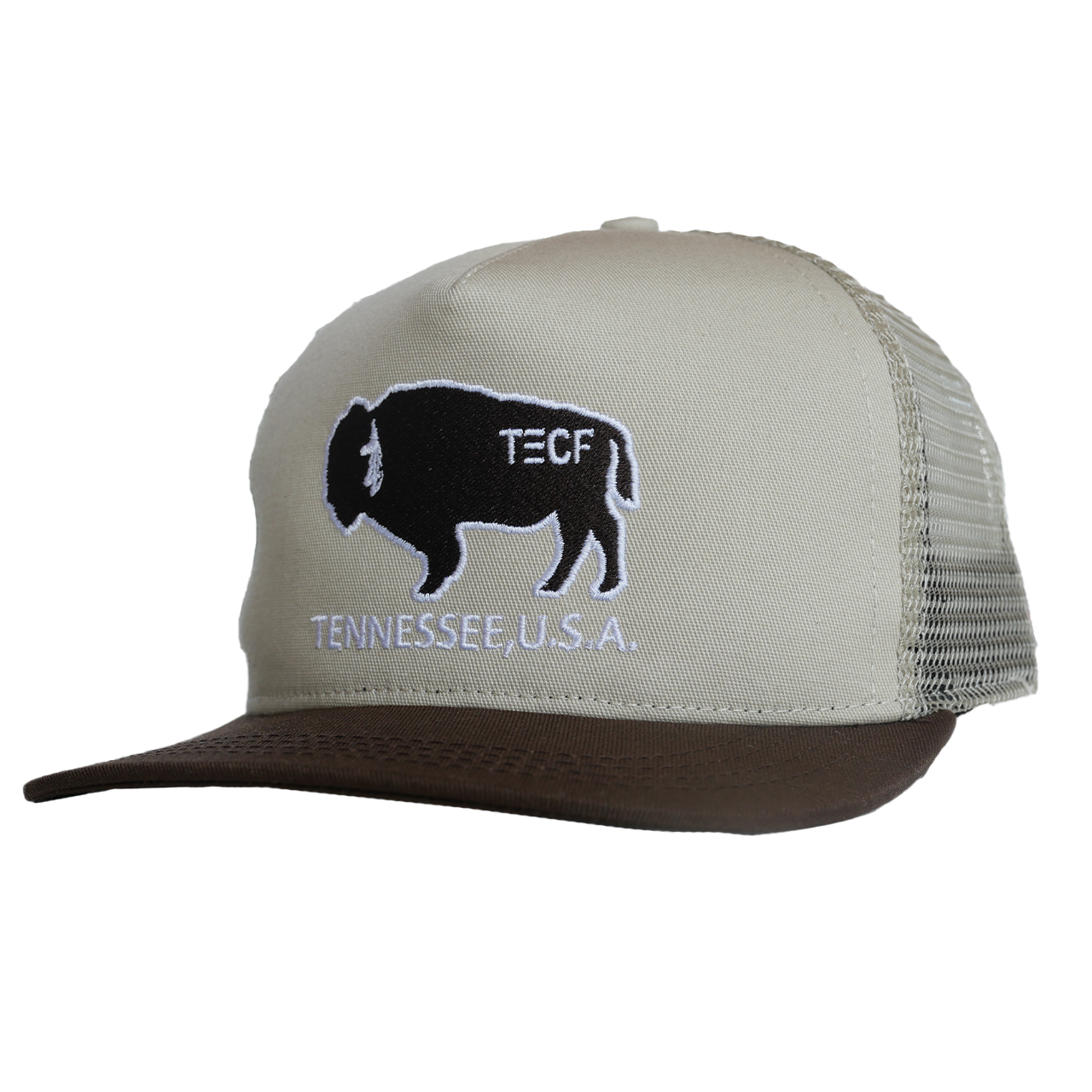 Brown TECF Bison Hat - Men’s Hats