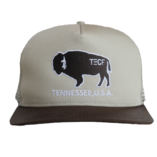 Brown TECF Bison Hat - Men’s Hats