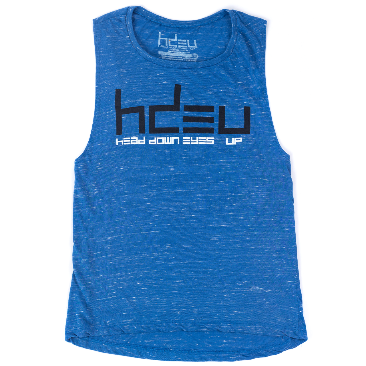 ROYAL BLUE LOGO MUSCLE TANK - Women’s Tees